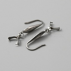 Ohrringhaken aus 316 Edelstahl&nbsp;STAS-WH0031-18P