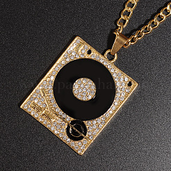 Colliers pendentifs tournants unisexes en alliage&nbsp;WG71EF5-01