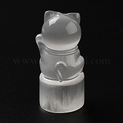 Statuetta di ornamenti in selenite naturale&nbsp;DJEW-B010-02