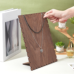 Présentoir à collier en bois de noyer&nbsp;ODIS-WH00011-33
