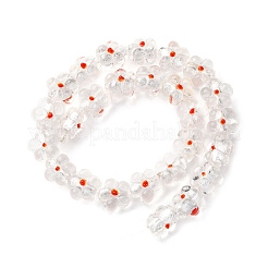 Argent à la main feuille perles de verre au chalumeau&nbsp;FOIL-T001-02M
