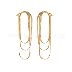 Pendientes de cadena de serpiente de latón&nbsp;FS-WG84173-02