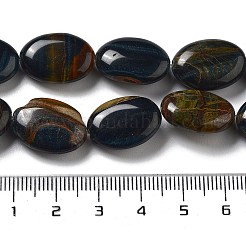 Natürlichen blauen Tigerauge Perlen Stränge&nbsp;G-P528-M23-01