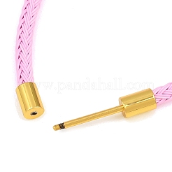 Fabbricazione di bracciali in filo di acciaio intrecciato&nbsp;KK-CBA6056-03E-G