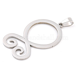 Pendenti in acciaio inossidabile 304 anti-ossidazione&nbsp;LS-STAS-Z076-5P