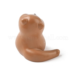Otterfiguren aus Kunstharz als Ornament&nbsp;DJEW-E015-02F