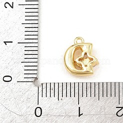 Breloques en laiton zircon cubique transparent&nbsp;KK-Z151-18G-D