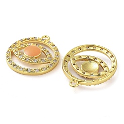 Pendentifs en laiton zircon cubique transparent&nbsp;KK-F871-13G