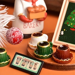 18 Stück Miniatur-Ornamente in 6 Farben&nbsp;DJEW-YW0010-13