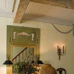 8 pièce 2 styles d'appliques artisanales sculptées en bois massif naturel&nbsp;AJEW-DC0001-61
