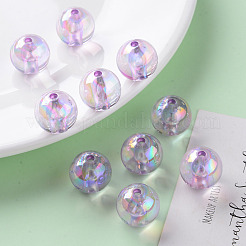 Perles en acrylique transparente&nbsp;LS-MACR-S370-B16mm-746
