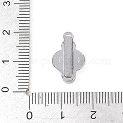 Ganci a tubo in lega con strass&nbsp;FIND-B065-01P-02