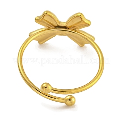 Bague réglable en acier inoxydable 304 pour femme&nbsp;RJEW-U015-12G