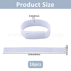 16 Stück elastische Bänder aus Polyester und Nylon mit Klettverschluss&nbsp;AJEW-FH0007-61B
