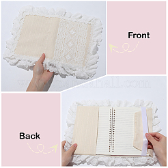 Couvertures de livres en dentelle de polyester&nbsp;AJEW-WH20001-71