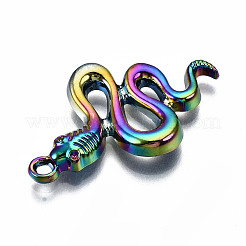 Regenbogenfarbene legierung anhänger&nbsp;PALLOY-S180-021-RS