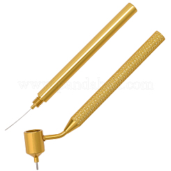 Schräger Lackstift aus Aluminium für feine Linien&nbsp;AJEW-WH20054-211G-02