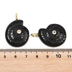 Natürlichen Obsidian Anhänger&nbsp;G-H353-02G-06