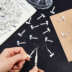 80 pièces pendentifs en alliage de style tibétain&nbsp;TIBE-DC0001-27