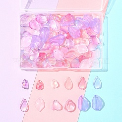 100 Stück 10 Stile transparente&nbsp;GLAA-FS0002-16