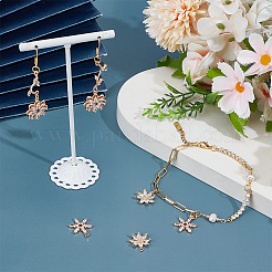 6 Stk. 3 Stile Messing Micro Pave Zirkonia Anhänger&nbsp;KK-GO0002-31