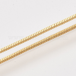 Messing quadratische Schlangenkette Halskette machen&nbsp;MAK-T006-10A-G