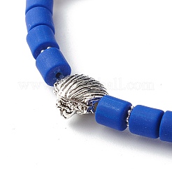 Bracciali elasticizzati fatti a mano con perle di argilla polimerica&nbsp;BJEW-JB06550