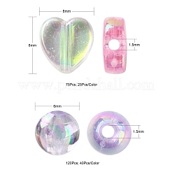 Umweltfreundliche transparente Acrylperlen&nbsp;TACR-FS0001-07