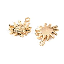Ottone micro spianare pendenti zirconi&nbsp;KK-K351-62G