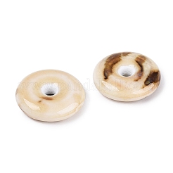 Cuentas de porcelana vintage hechas a mano&nbsp;PORC-N013-20-18