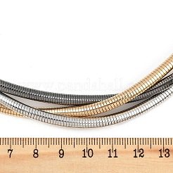 3-strängige Chokerhalsketten aus Legierung mit runder Schlangenkette für Damen und Herren&nbsp;NJEW-C090-02MC