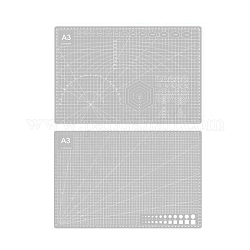 Пластиковый коврик для резки a3, разделочная доска, для ремесленного искусства, прямоугольные, серебряные, 30x45 см