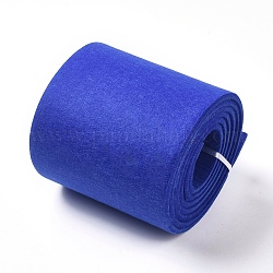 Feltro da ricamo in tessuto non tessuto, per l'artigianato fai da te, blu, 14x0.5cm, circa 2m/rotolo
