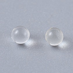 Harz perlen, Wasseraufnahme Perlen, Runde, Hochzeitsdekoration Vasenfüller dekorativ, ungebohrt / keine Lochperlen, Transparent, 2 mm