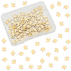 OLYCRAFT 100pcs Brass Pigeon Cabochons 6x8mm Gold Bird Resin Fillers Pigeon Shape Nail Art Decorations Gold Bird Cabochons Brass Nail Art Accessories Nail Art Charms for DIY Crafts Manicure Decoration