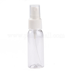 Flaconi spray di plastica, atomizzatore a nebbia fine, bottiglia ricaricabile con coperchio antipolvere, chiaro, 10.45x2.7cm
