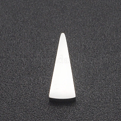 201 Stainless Steel Charms, for Simple Necklaces Making, Stamping Blank Tag, Laser Cut, Triangle, Stainless Steel Color, 10x4x3mm, Hole: 1.6mm