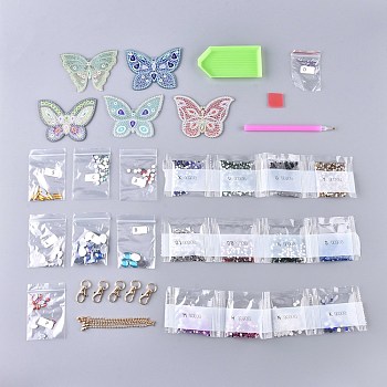 DIY Diamant Malerei Aufkleber Kits für die Herstellung von Schlüsselanhänger DIY-R076-009