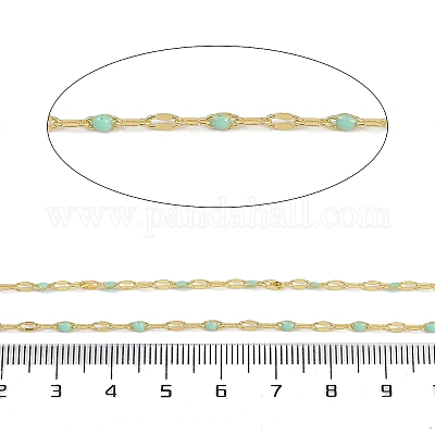 Catene in ottone placcate a cremagliera&nbsp;AJEW-Q153-02G-11-1