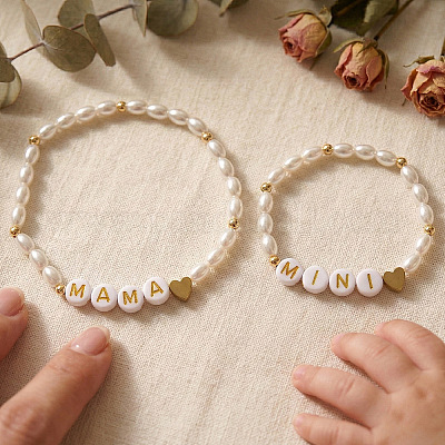 Mama Mini Acrylperlen-Stretch-Armbandsets&nbsp;TO3348-1
