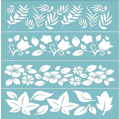 Wholesale OLYCRAFT 2Pcs 5.5x7.7 Inch Butterfly Stamp Self-Adhesive Silk  Screen Printing Stencil Butterfly Flower Postcard Silk Screen Stencil  Vintage Stamp Mesh Stencils Transfer for DIY T-Shirt Fabric Painting 