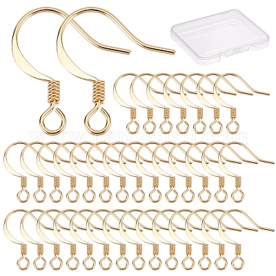 Jewelry 925 Sterling Silver Fishhook Earring Hook DIY Findings 