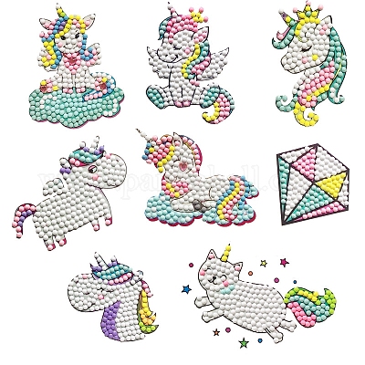 Wholesale DIY Animal Theme Diamond Painting Stickers Kits For Kids 