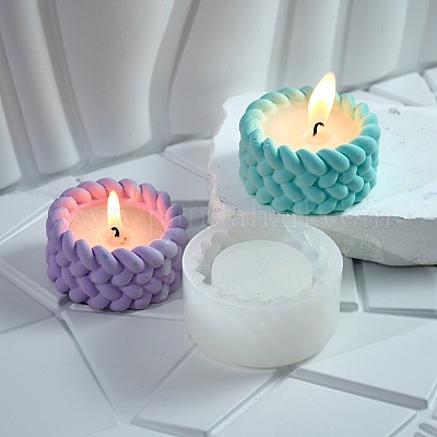 Stampo In Silicone Per Portacandele Fai-da-te, Set Da 3 Pezzi, Forma Di Casa 3D, Per Colata In Gesso O Resina, Riutilizzabile E Antiaderente