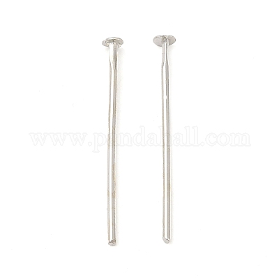 Wholesale Platinum Color Brass Flat Head Pins Fit Jewelry Making Findings 
