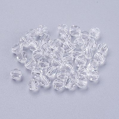 Imitation österreichischen Kristallperlen&nbsp;SWAR-F021-4mm-001-1