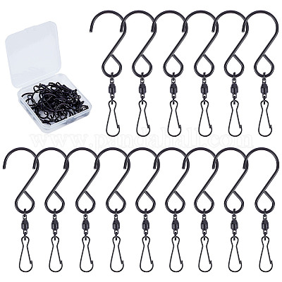 Wholesale GORGECRAFT 15 Pack Swivel Hooks Clips for Hanging Wind Spinners  Smooth Spinning Dual Clip for Wind Chimes Crystal Twisters Party Supply 