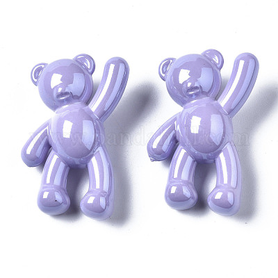 Pendentifs acryliques opaques&nbsp;PACR-ZX016-08D-1