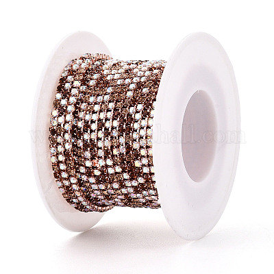 Cadenas de la taza del Rhinestone de hierro&nbsp;CH-T007-02A-08-1