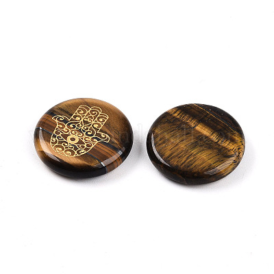 Natürlichen Tigerauge Cabochon&nbsp;G-N345-06A-1